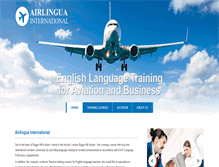 Tablet Screenshot of airlingua.com